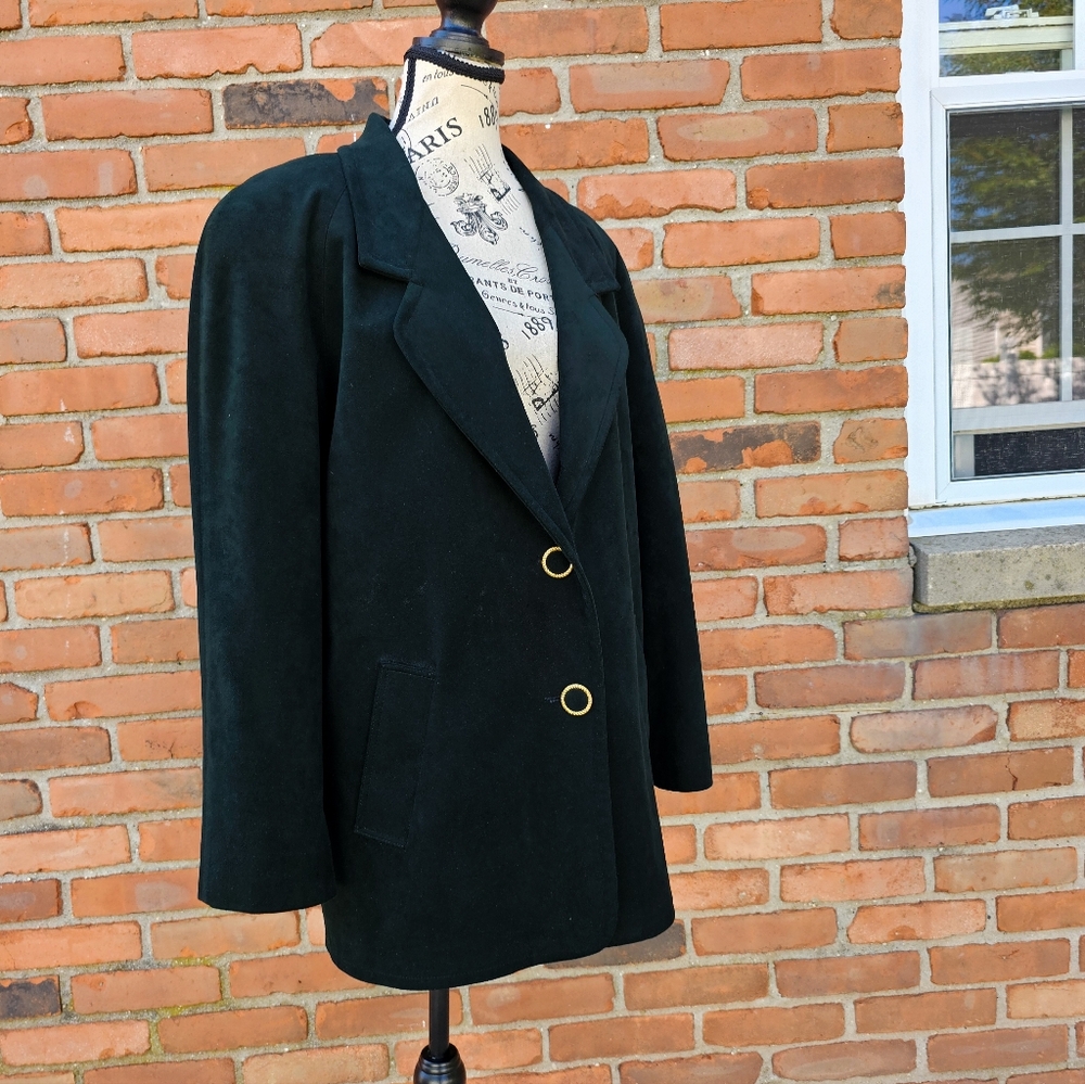 VTG Lilli Ann Collection Ultra Suede Union Tag Jacket.